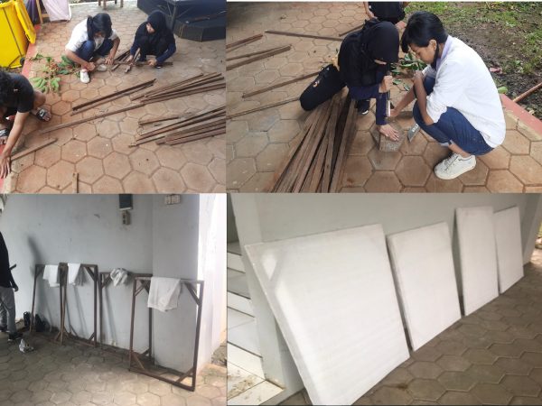 Ekstra Painting  SMKN 11 Semarang Latih Kemandirian Wirausaha
