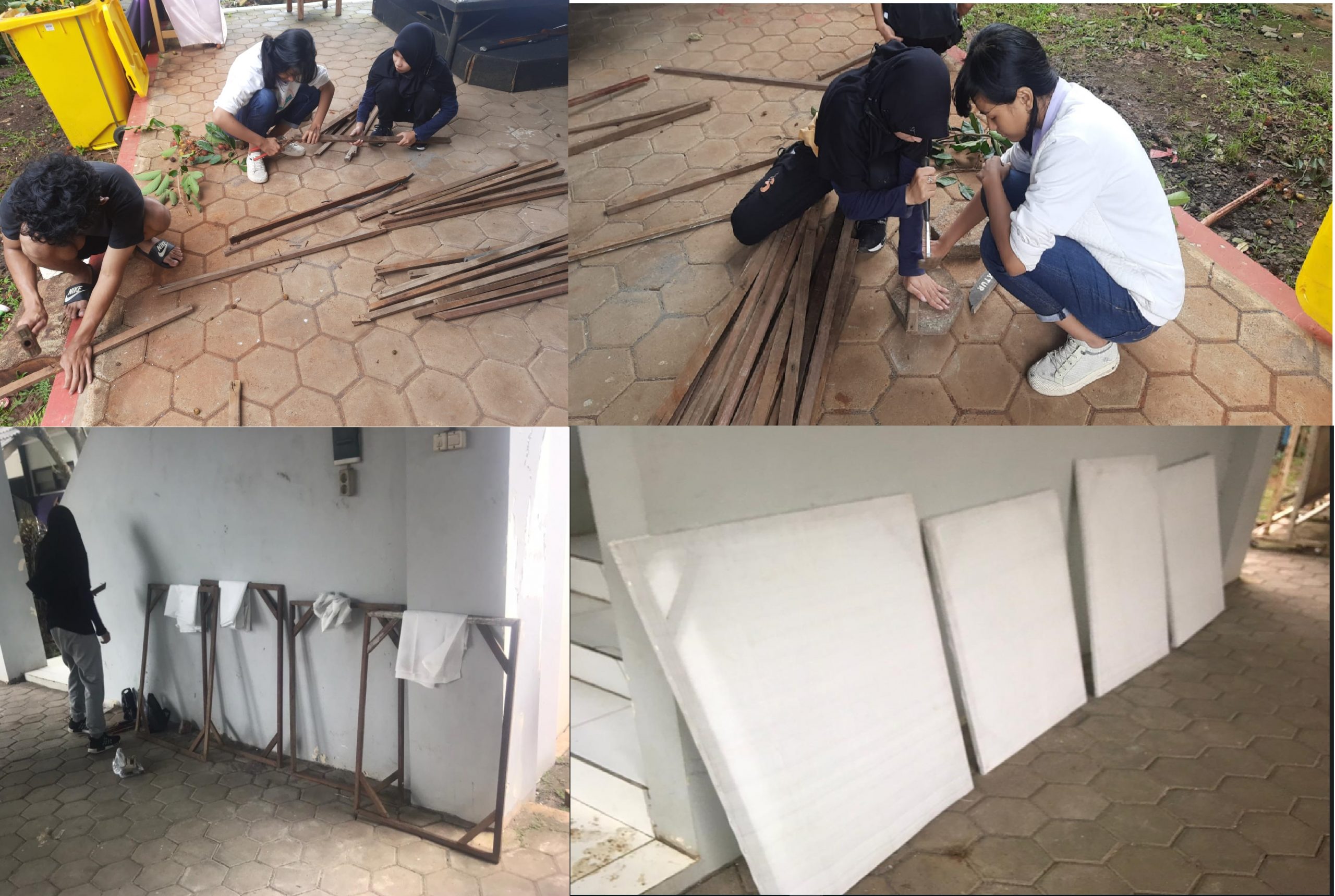 Ekstra Painting  SMKN 11 Semarang Latih Kemandirian Wirausaha