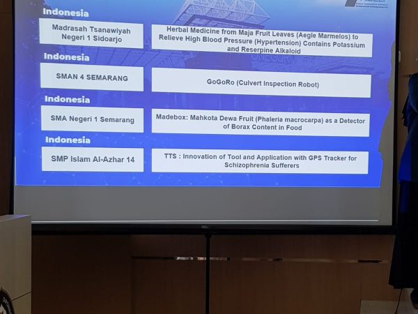 Gogoro Sman 4 Semarang Raih Gold Medal Asean Innovative Science Environmental & Enterpreneur Fair (AISEEF) 2023