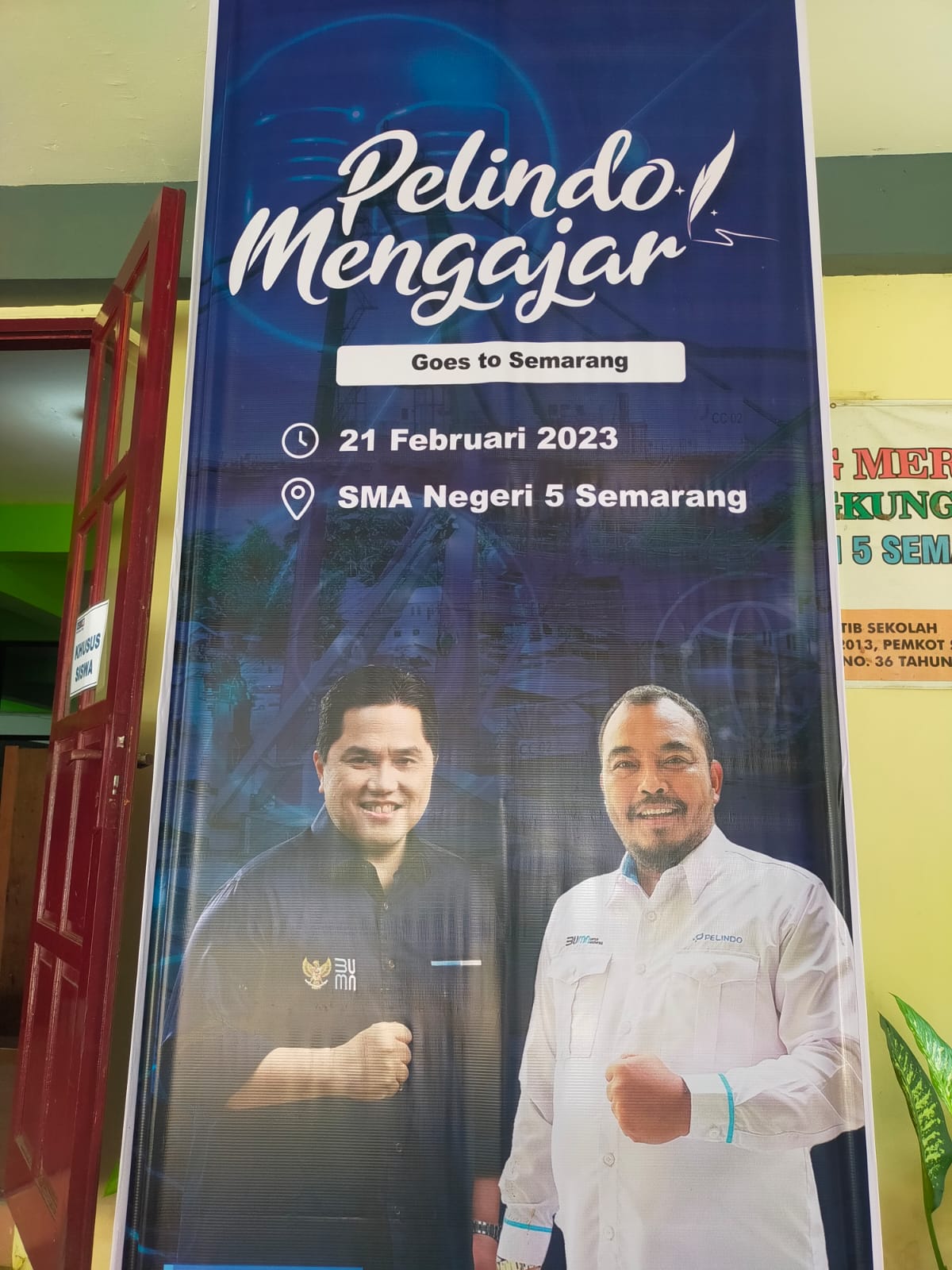 Pelindo Mengajar di SMAN 5 Semarang