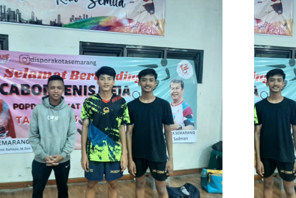 SISWA SMKN 4 SEMARANG BERHASIL SABET JUARA 1 POPDA KOTA SEMARANG TENIS MEJA