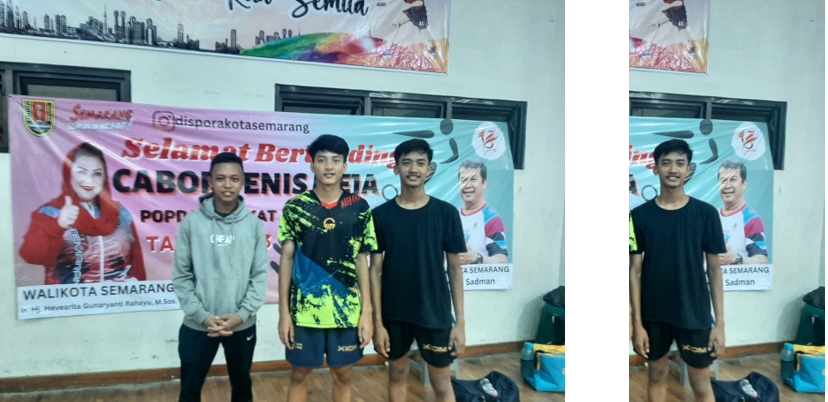 SISWA SMKN 4 SEMARANG BERHASIL SABET JUARA 1 POPDA KOTA SEMARANG TENIS MEJA