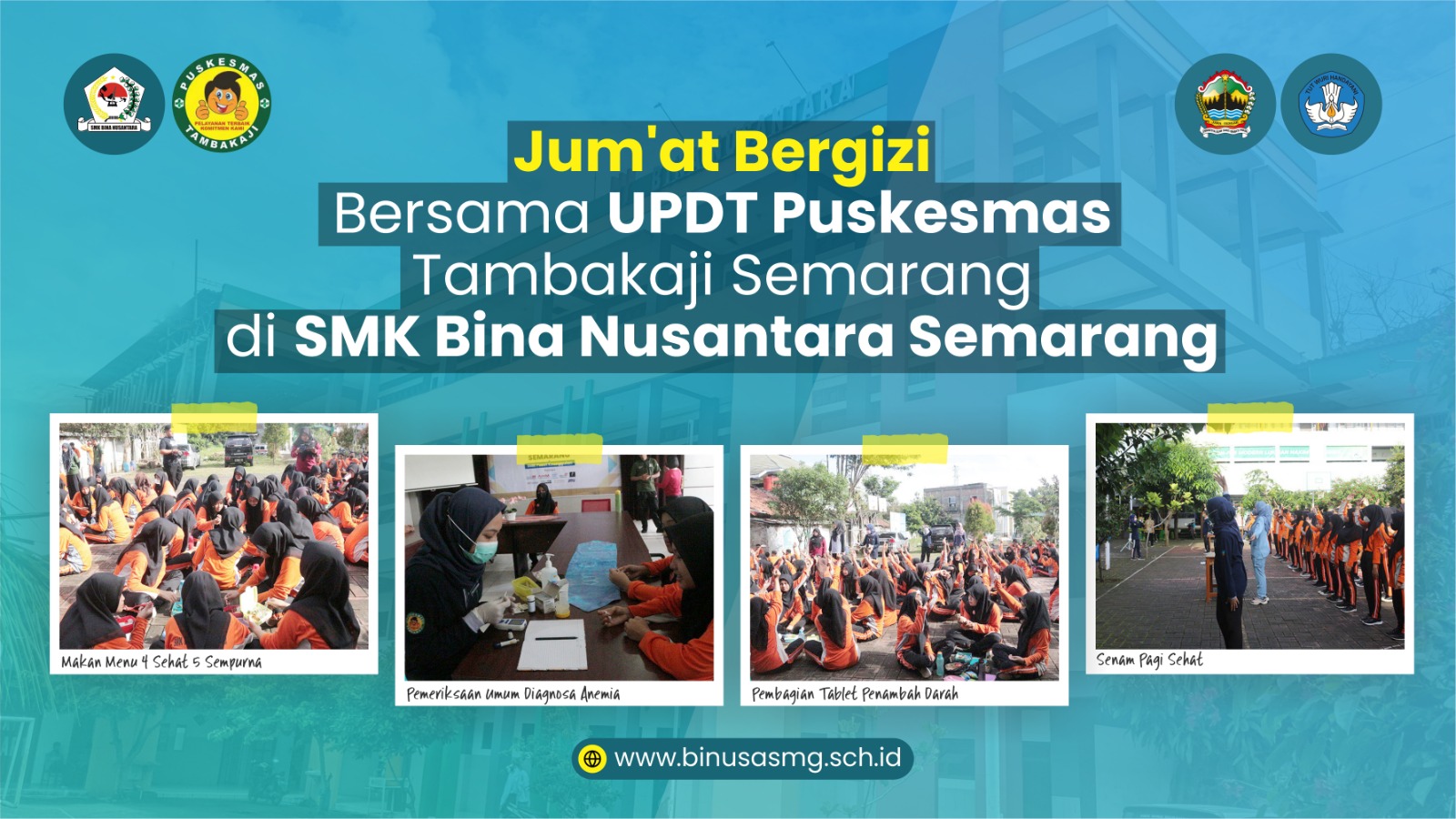 Jumat Bergizi Bersama UPDT Puskesmas Tambakaji Semarang