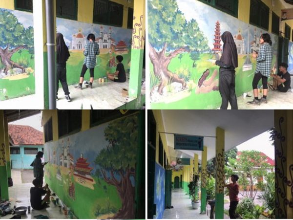Project Riil Painting SMK Negeri 11 Semarang Wadah Belajar Memenuhi Permintaan Pasar