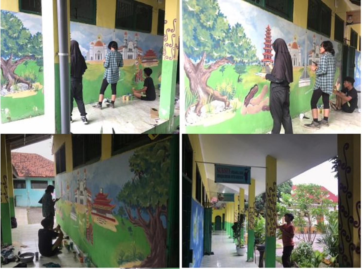 Project Riil Painting SMK Negeri 11 Semarang Wadah Belajar Memenuhi Permintaan Pasar