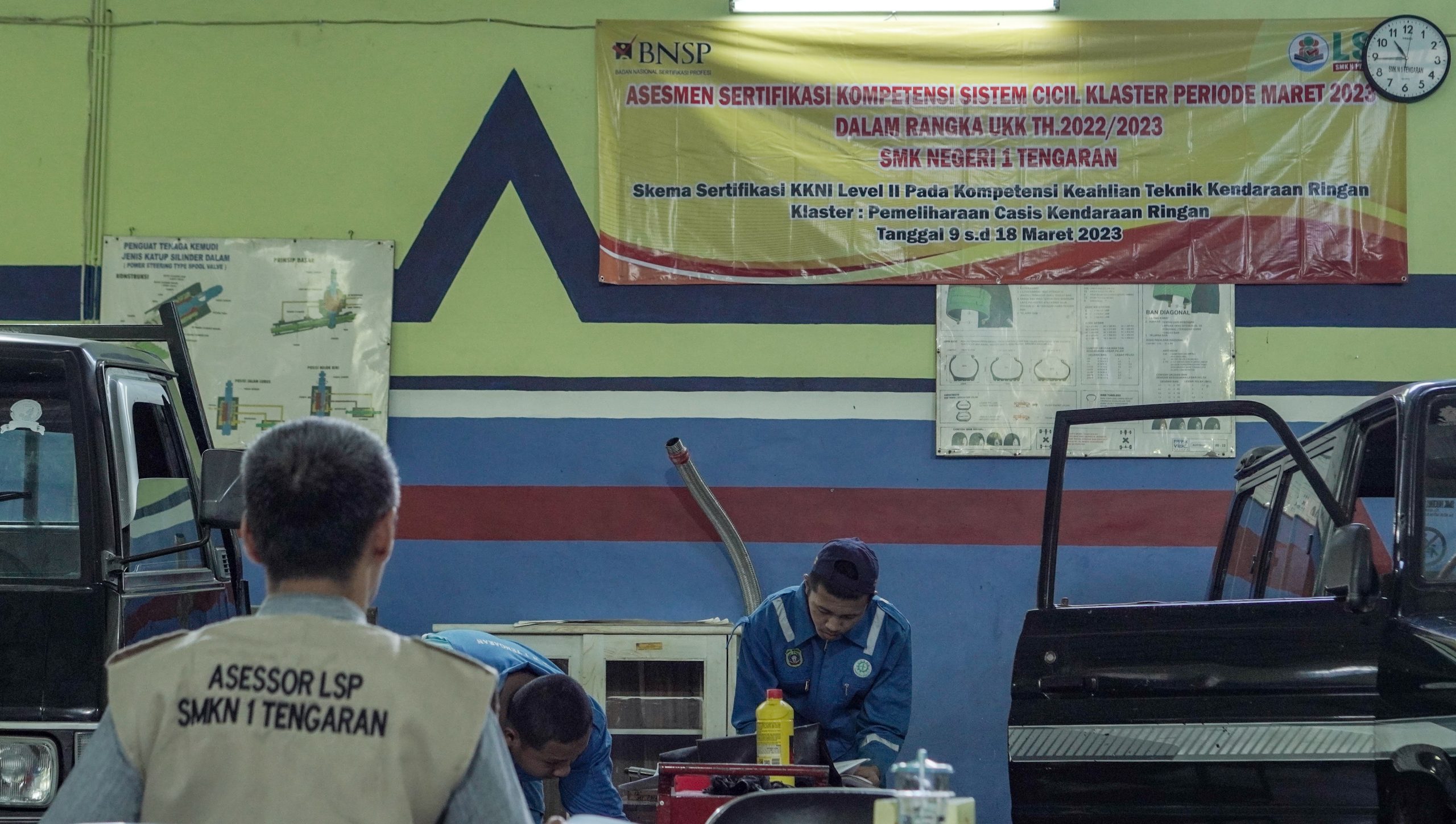 SMKN 1 Tengaran Melaksanakan Uji Kompetensi Sertifikasi 2023