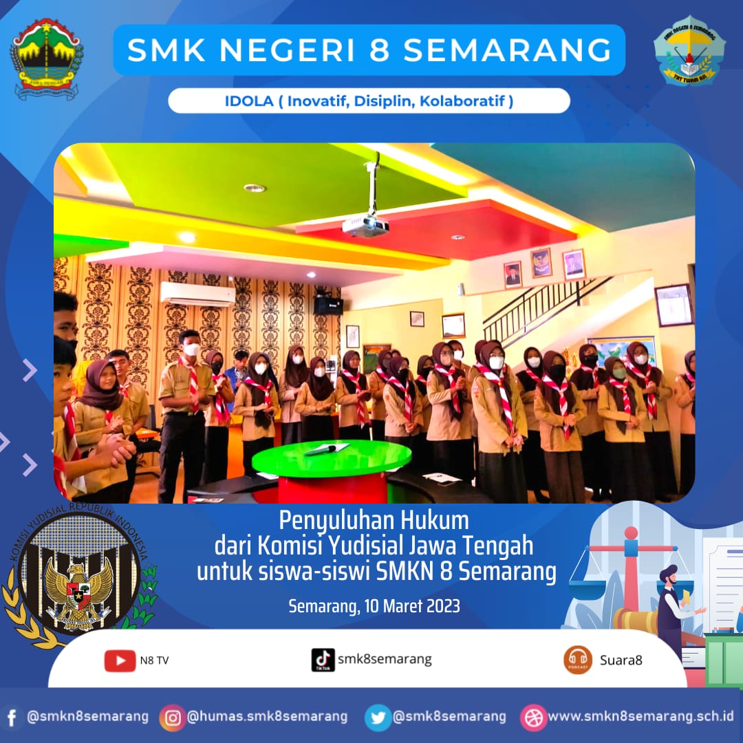 PKY Jateng Kenalkan Komisi Yudisial RI di SMKN 8 Semarang