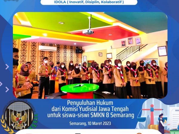 PKY Jateng Kenalkan Komisi Yudisial RI di SMK N 8 Semarang