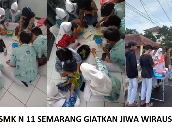 PMR SMKN 11 Semarang Giatkan Jiwa Berwirausaha