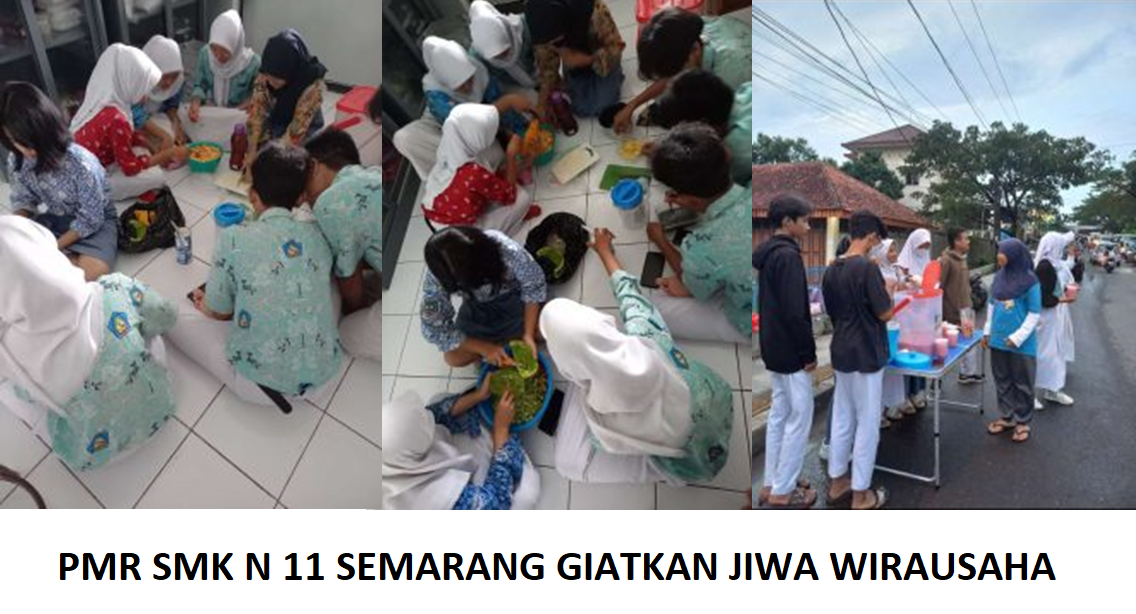 PMR SMKN 11 Semarang Giatkan Jiwa Berwirausaha