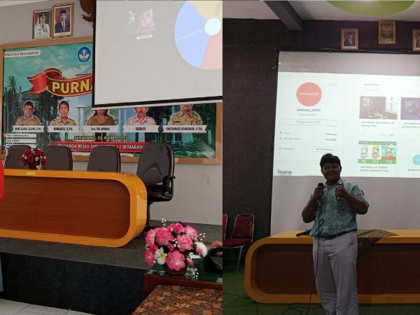 Presentasi Project Riil di SMKN 11 Semarang Untuk PTS