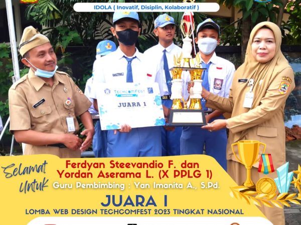 SMK N 8 Semarang Raih Juara 1 Lomba Web Design Tingkat Nasional SMK N 8 Semarang Raih Juara 1 Lomba Web Design Tingkat Nasional