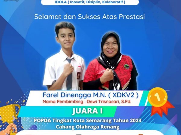 SMK N 8 Semarang Borong Medali dalam POPDA Cabang Renang