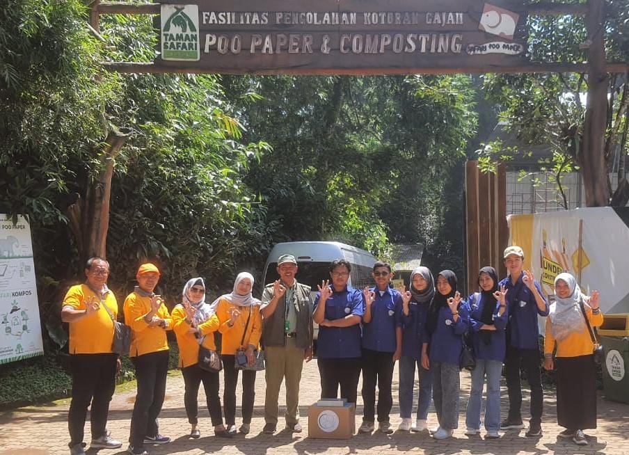 Kertas Daur Ulang Kotoran Gajah, Kerjasama SMAN 3 Semarang Dengan Taman Safari Indonesia