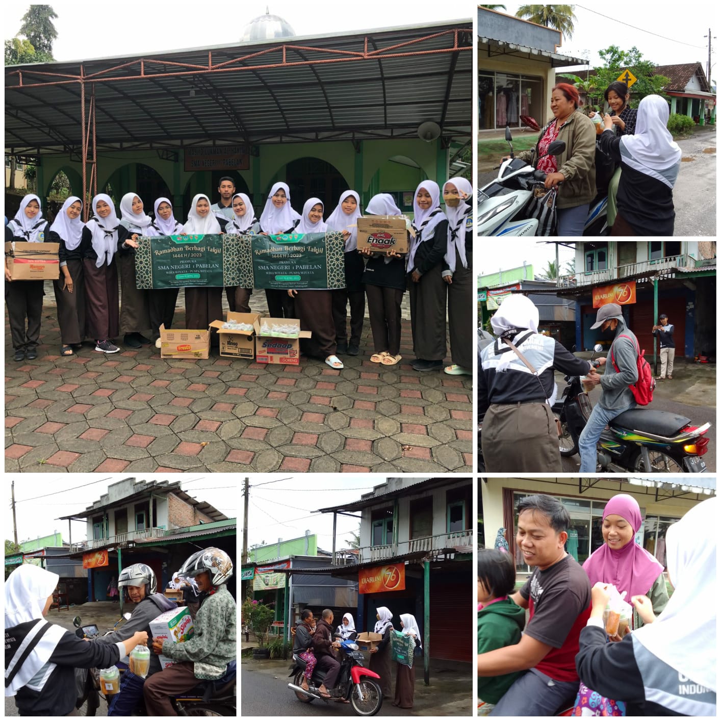 SMAN 1 Pabelan, Ramadhan Berbagi Takjil SMAN 1 Pabelan, Ramadhan Berbagi Takjil