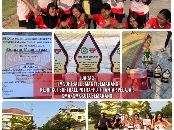 Catat Prestasi Kembali, Tim Futsal & Softball SMAN 11 Semarang Raih Kejuaraan Catat Prestasi Kembali, Tim Futsal & Softball SMAN 11 Semarang Raih Kejuaraan