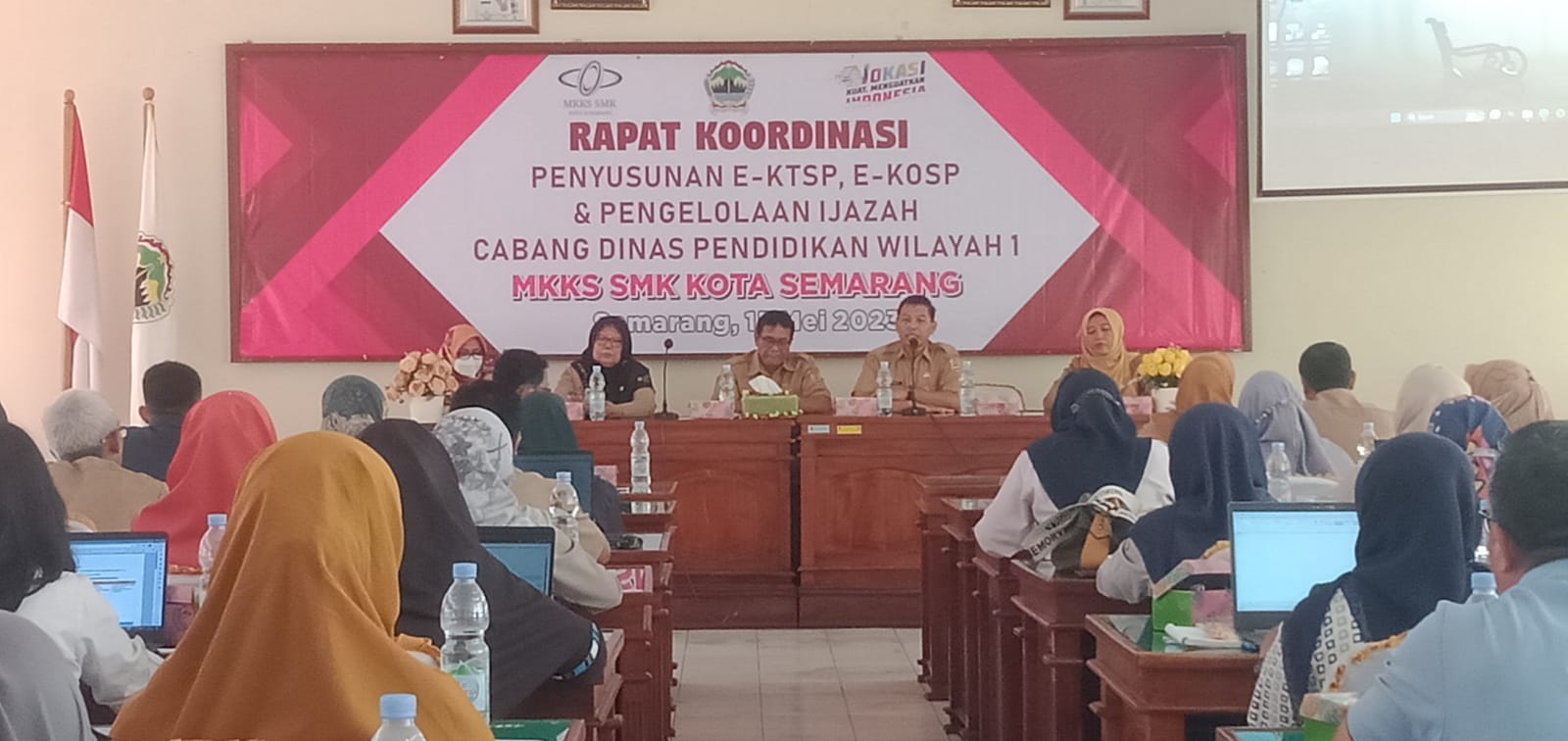 SMKN 10 Semarang Ikuti Sosialisasi EKOSP dan EKTSP Dari Cabdin I