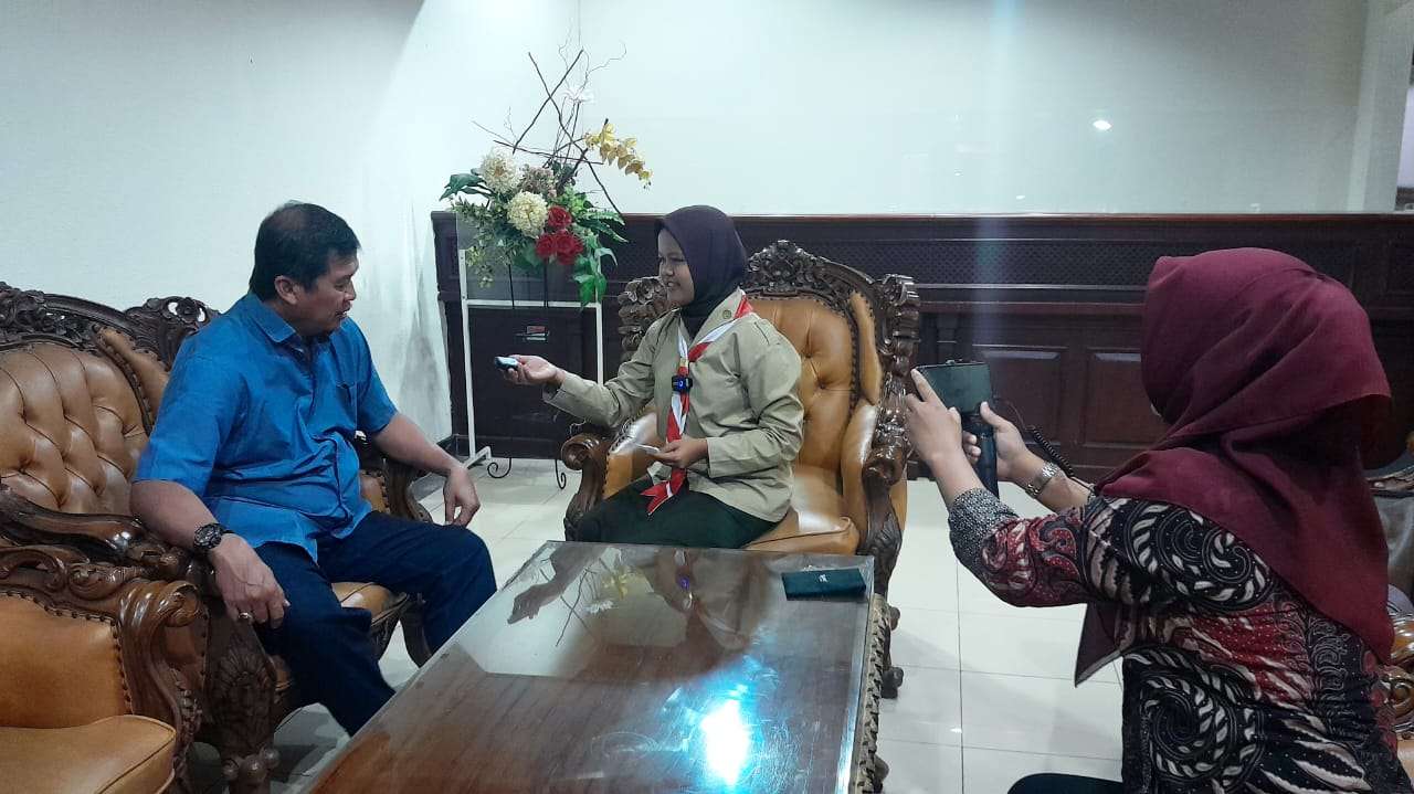 VHS10 TV SMK Negeri 10 Semarang Mendapat Apresiasi Kadispora Kota Semarang