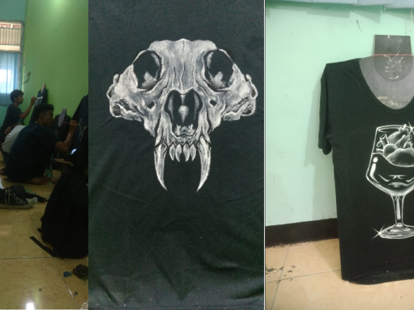 Branding Ekstra Painting SMKN 11 Semarang Melalui Lukis Kaos