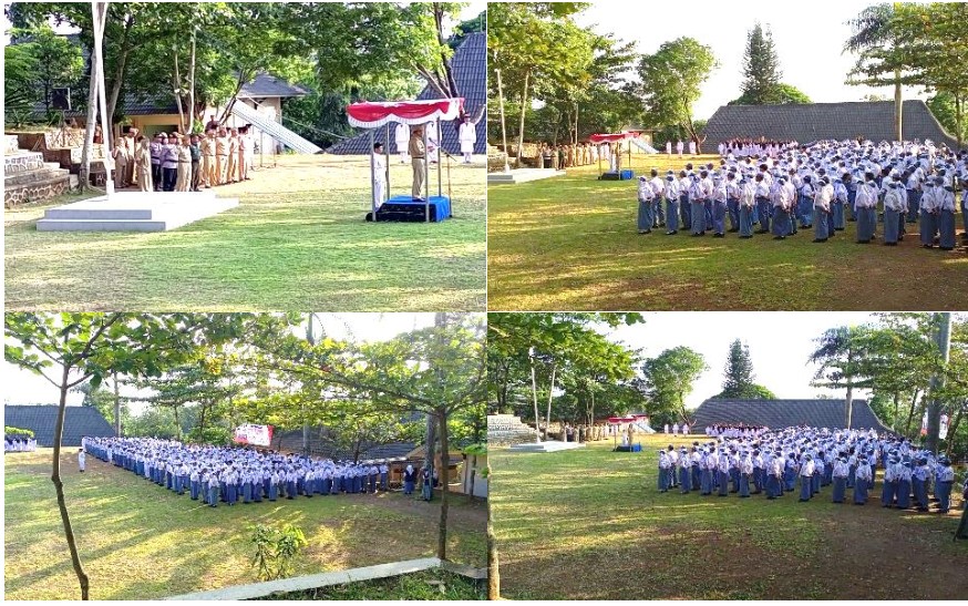 Upacara Bendera Dalam Rangka “Muspida Road to School” di SMAN 1 Pabelan