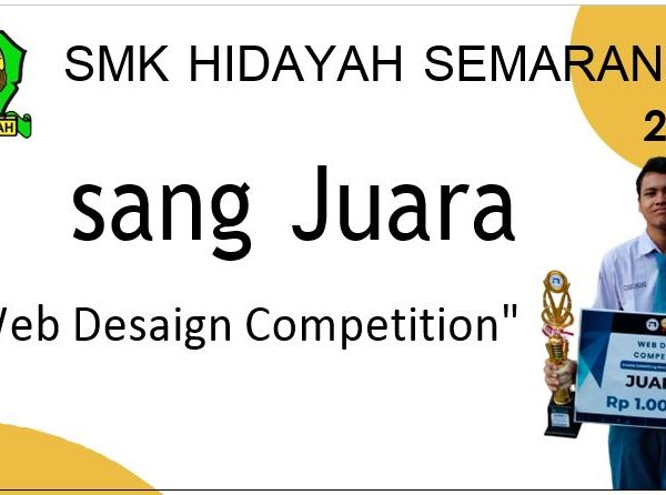 Siswa SMK Hidayah Sabet Juara II Web Design Competition UDINUS.