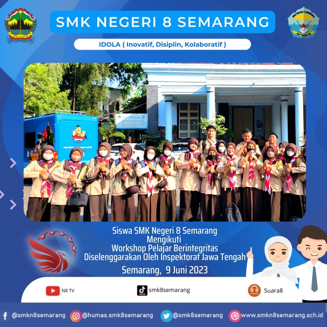 Siswa SMK N 8 Semarang Ikuti Workshop Pelajar Berintegritas