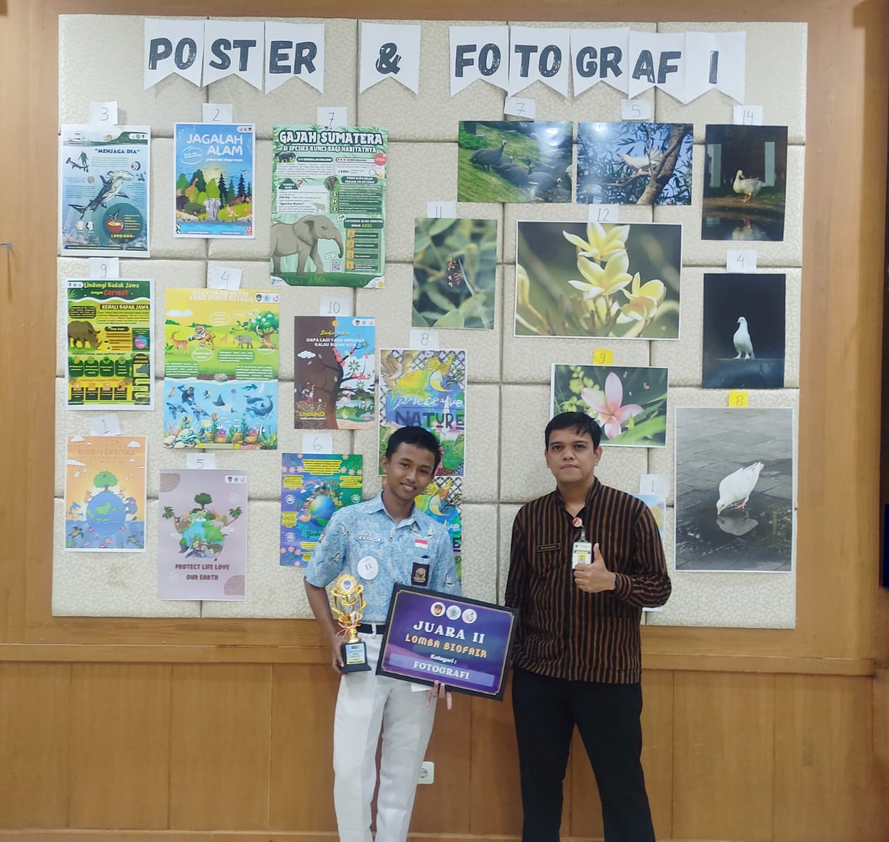 Bintang sang Juara II Lomba Fotografi Tingkat Nasional di UPGRIS Hobimu, Pretasi untuk STEMA Tercinta