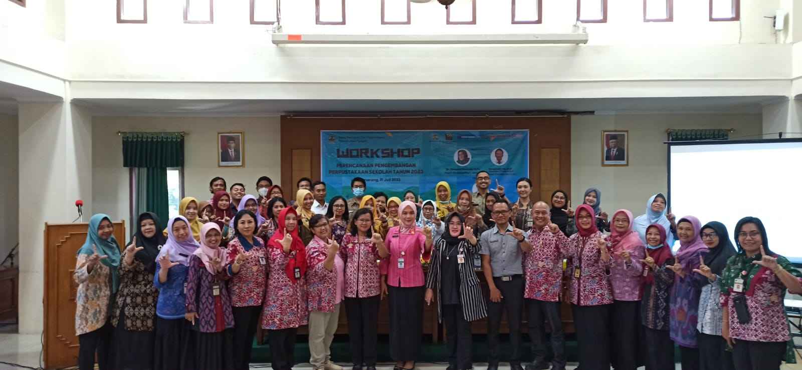 SMKN 10 Semarang Ikuti Workshop Perencanaan Pengembangan Perpustakaan Sekolah