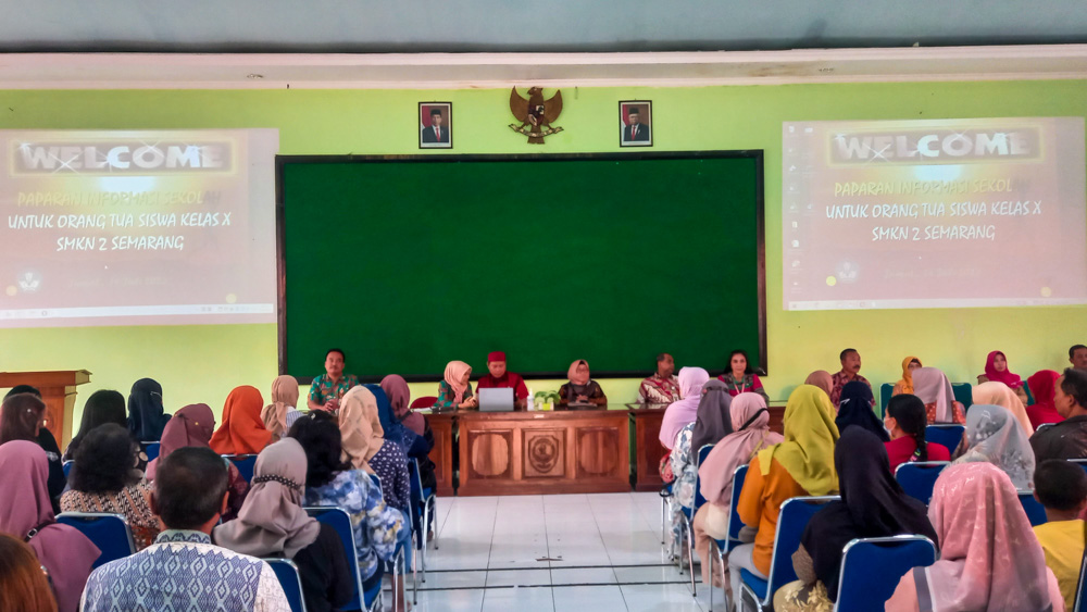 SMKN 2 Semarang Sosialisasikan Profil, Program Sekolah & MPLS  ke Orang Tua/Wali Siswa Kelas X Tahun Pelajaran 2023/2024