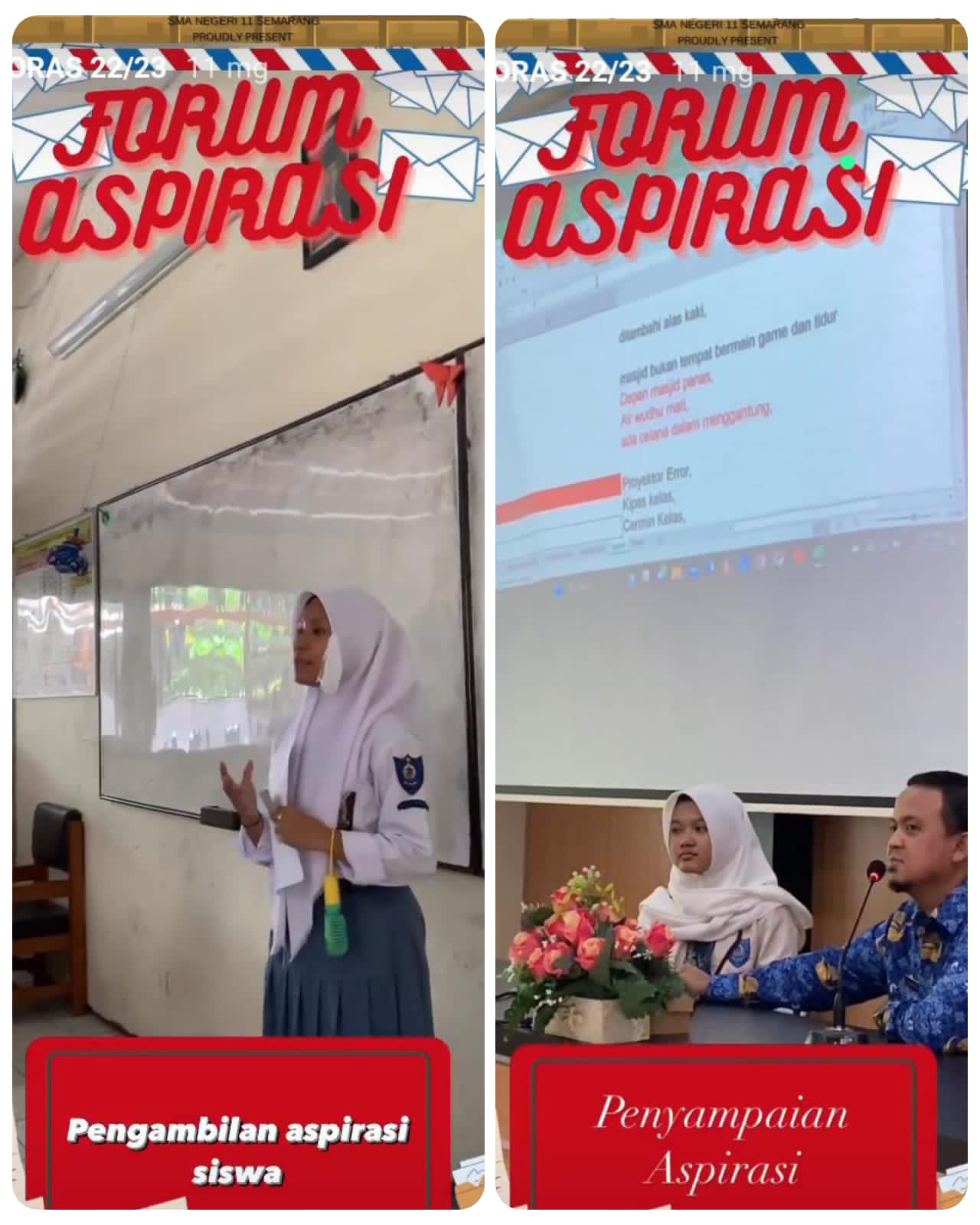 Forum Aspirasi (FORAS): Manifestasi Transparasi dan Demokrasi di SMAN 11 Semarang