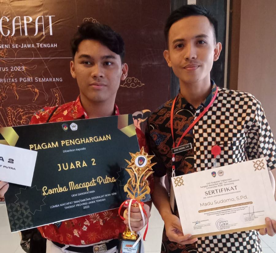 Juara II Lomba Macapat Se-Jawa Tengah Tahun 2023