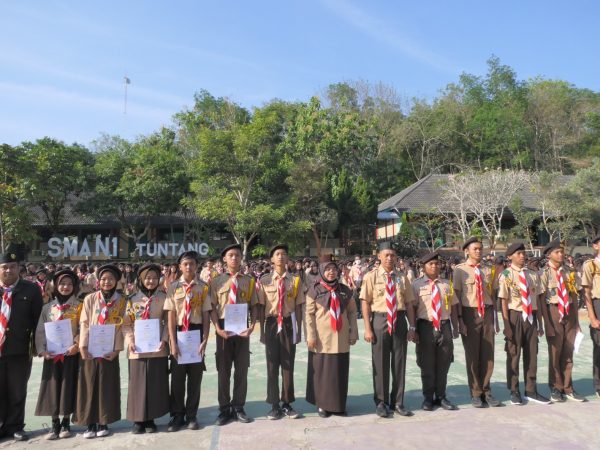 Kemeriahan Hari Pramuka SMAN 1 Tuntang