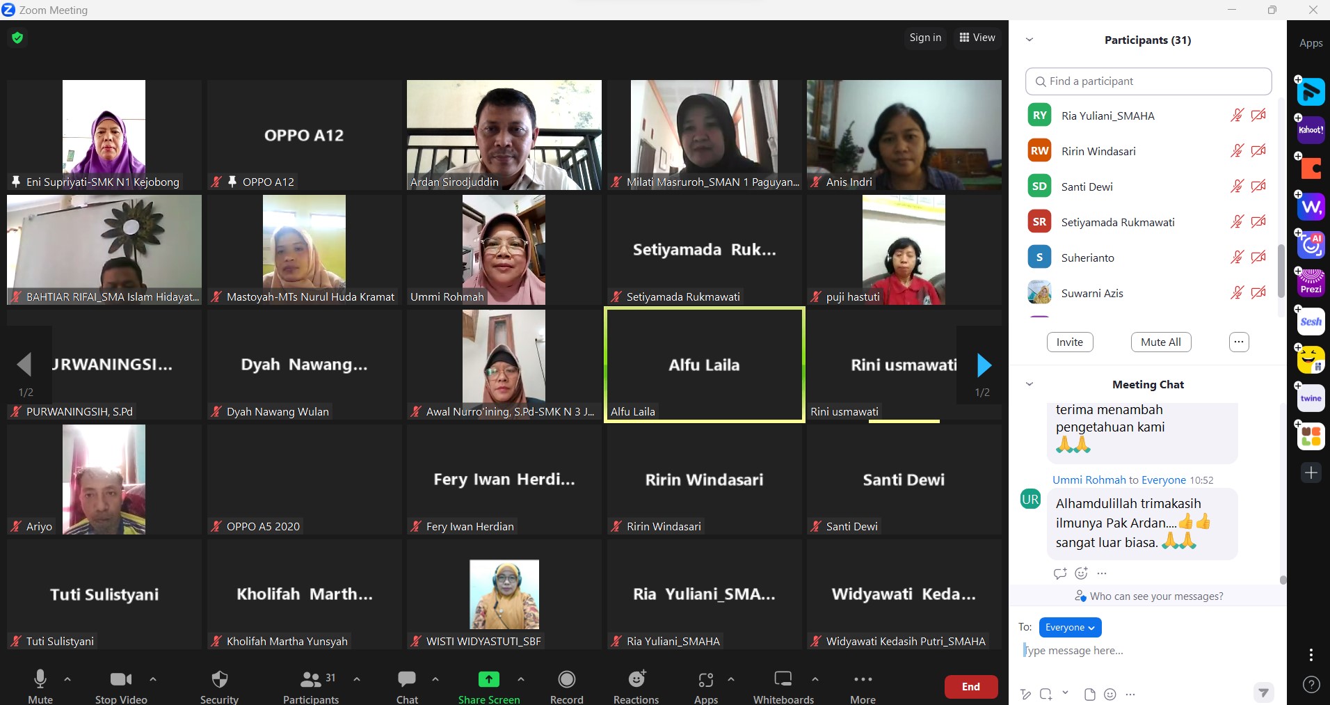 Webinar Pemanfaatan Artificial Intelligence untuk Guru dan Kepala Sekolah