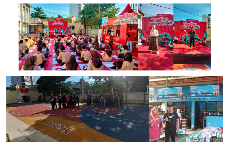 SMKN 4 Semarang Heboh dengan “ Schoolicous Bersama Good Day “