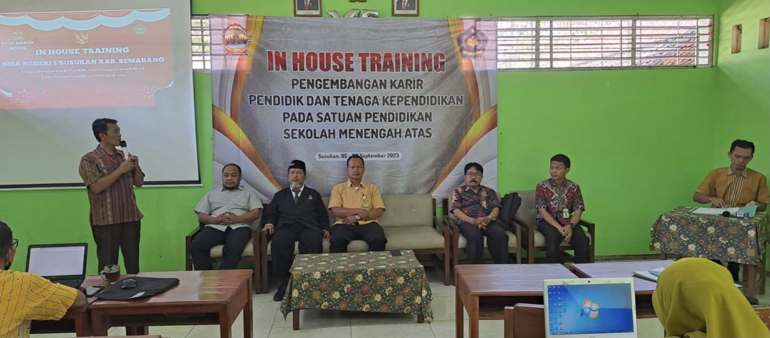 Pendidik dan Tenaga Kependidikan SMAN 1 Susukan Ikuti In House Training