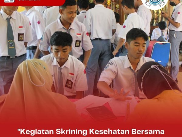 SMAN 12 Semarang & Puskesmas Gunungpati Gelar Skrining Kesehatan & Sosialisasi Peserta Didik