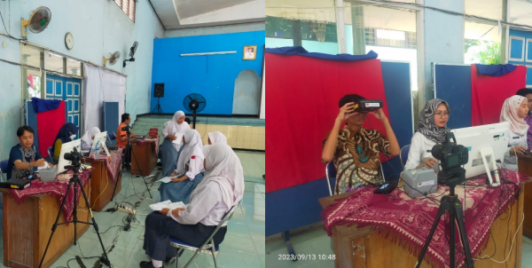 Mempermudah Siswa Memperoleh Kartu Identitas, Disdukcapil ‘Jemput Bola’ ke SMAN 7 Semarang