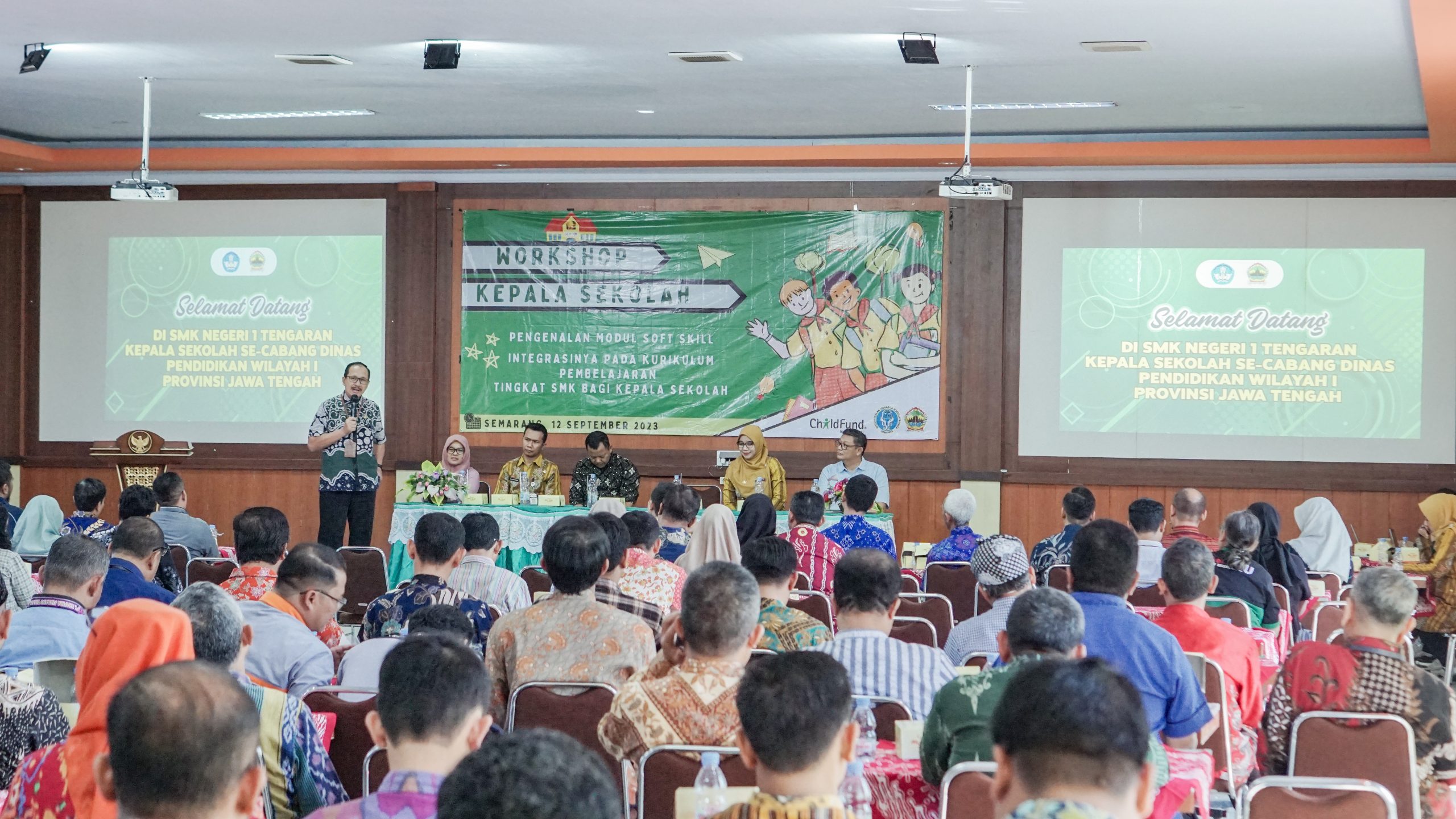 Workshop Kepala Sekolah Se-Cabang Dinas Wilayah 1  di SMKN 1 Tengaran