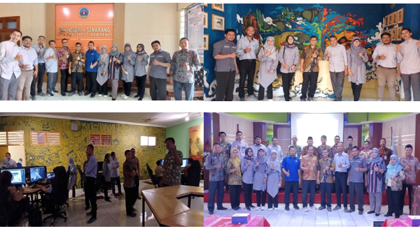 SMKN 4 Semarang berbagi tentang Teaching Factory, kelas Industri Panasonic  dan Usaha Mandiri kepada SMKN 8 Bandung