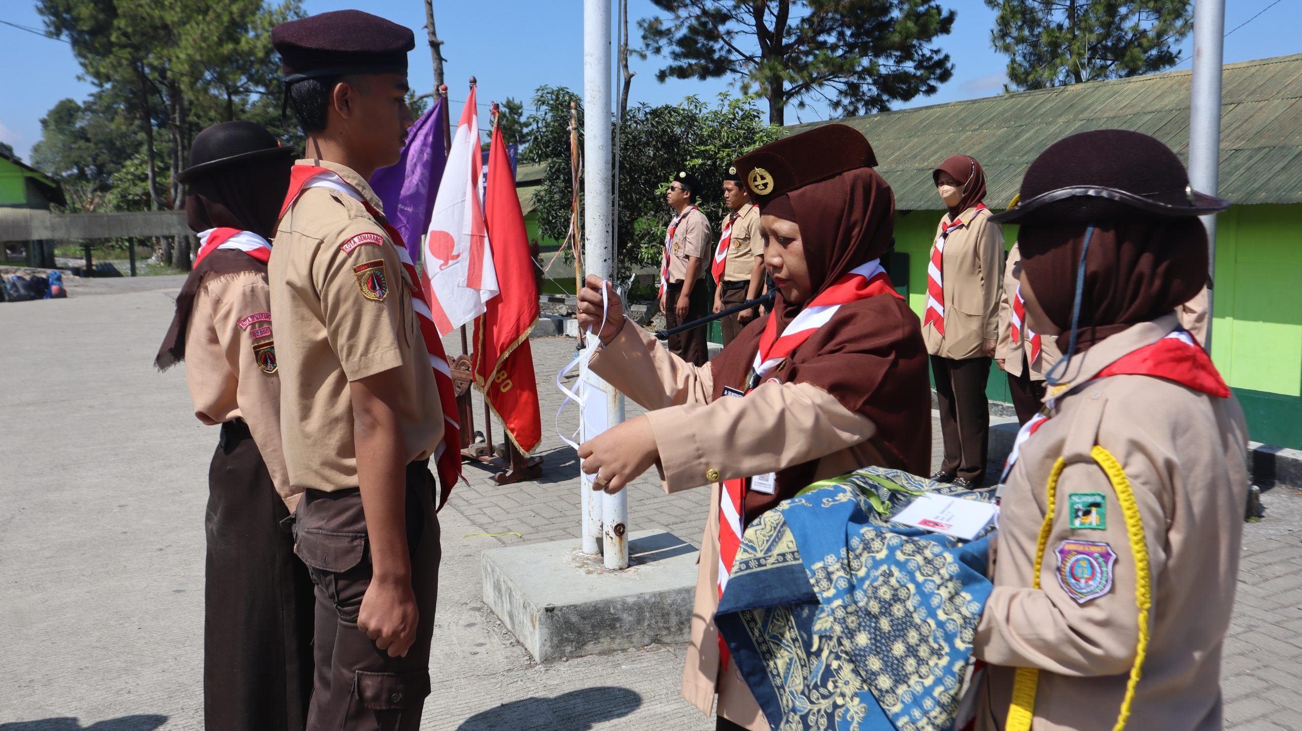 430 Siswa SMAN 11 Semarang Ikuti Kemah Penguatan Pendidikan Karakter Melalui Kepramukaan