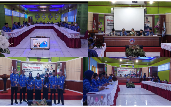 SMKN 4 Semarang bersama Komisi  E DPRD Provinsi Jawa Tengah dalam Fokus Group Discussion Implementasi Asesmen Nasional di Provinsi Jawa Tengah