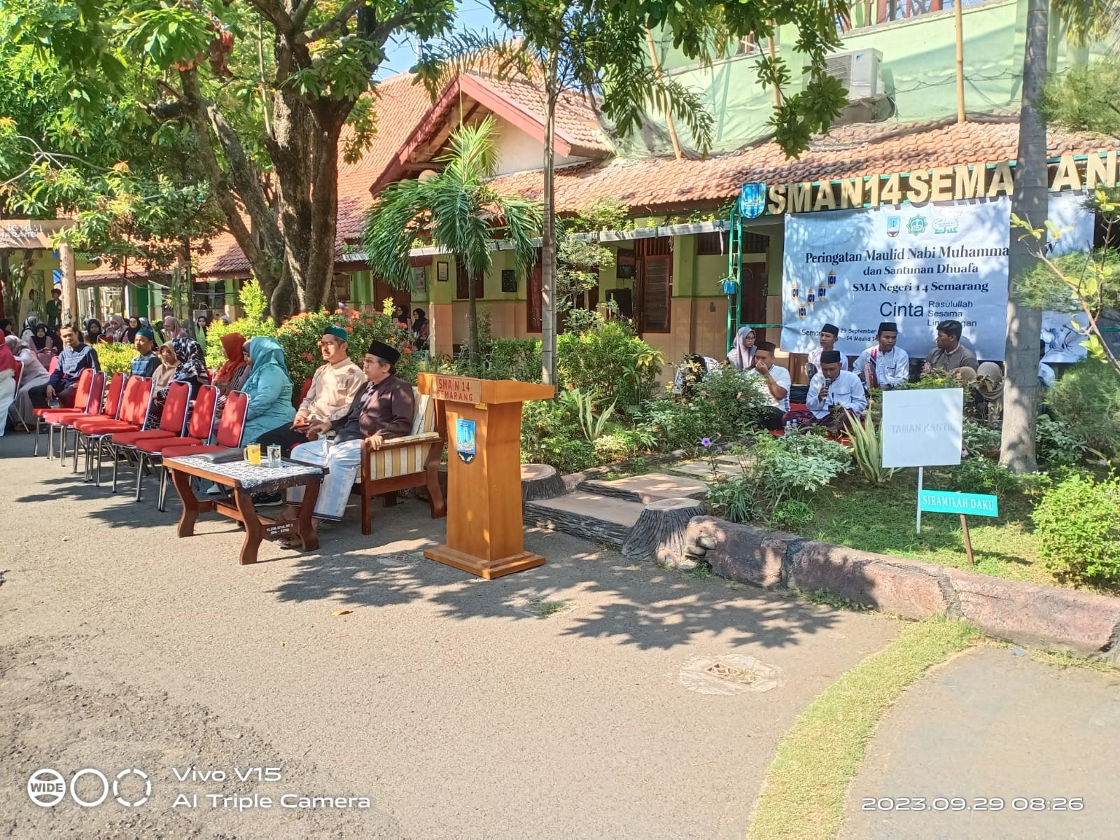 SMAN 14 Semarang Adakan Literasi Kerohanian melalui Peringatan Maulid Nabi SAW
