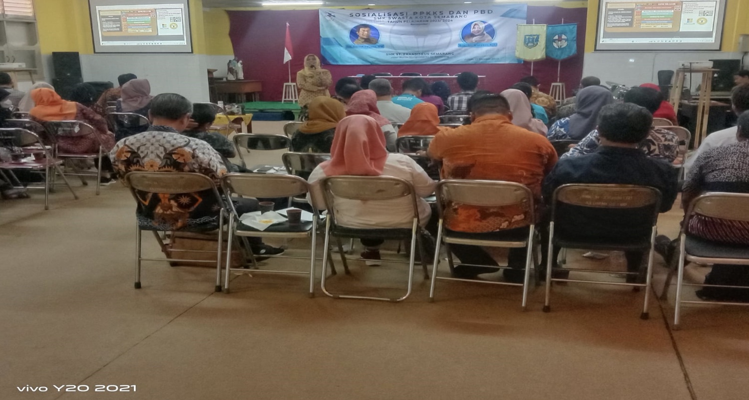 Wilayah Djon – Ma Mengadakan Sosialisasi PPKKS dan PBD di SMK St.Fransiskus Semarang
