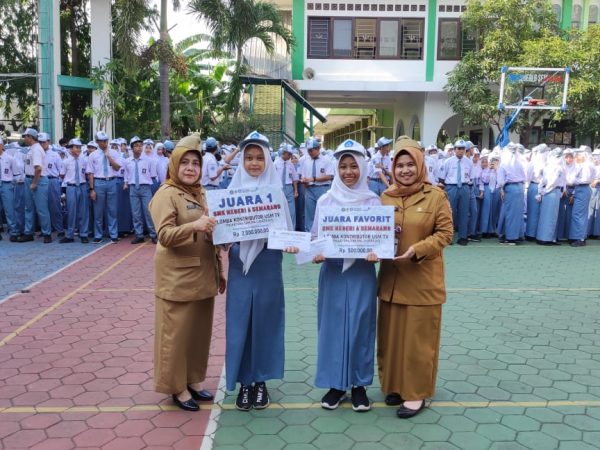 Tim Jurnalistik SMKN 6 Semarang Raih Juara I Lomba Kontributor USM TV Tahun 2023