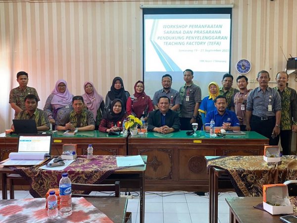 Workshop Pemanfaatan Sarpra Pendukung Penyelenggaraan TEFA di SMKN 3 Semarang