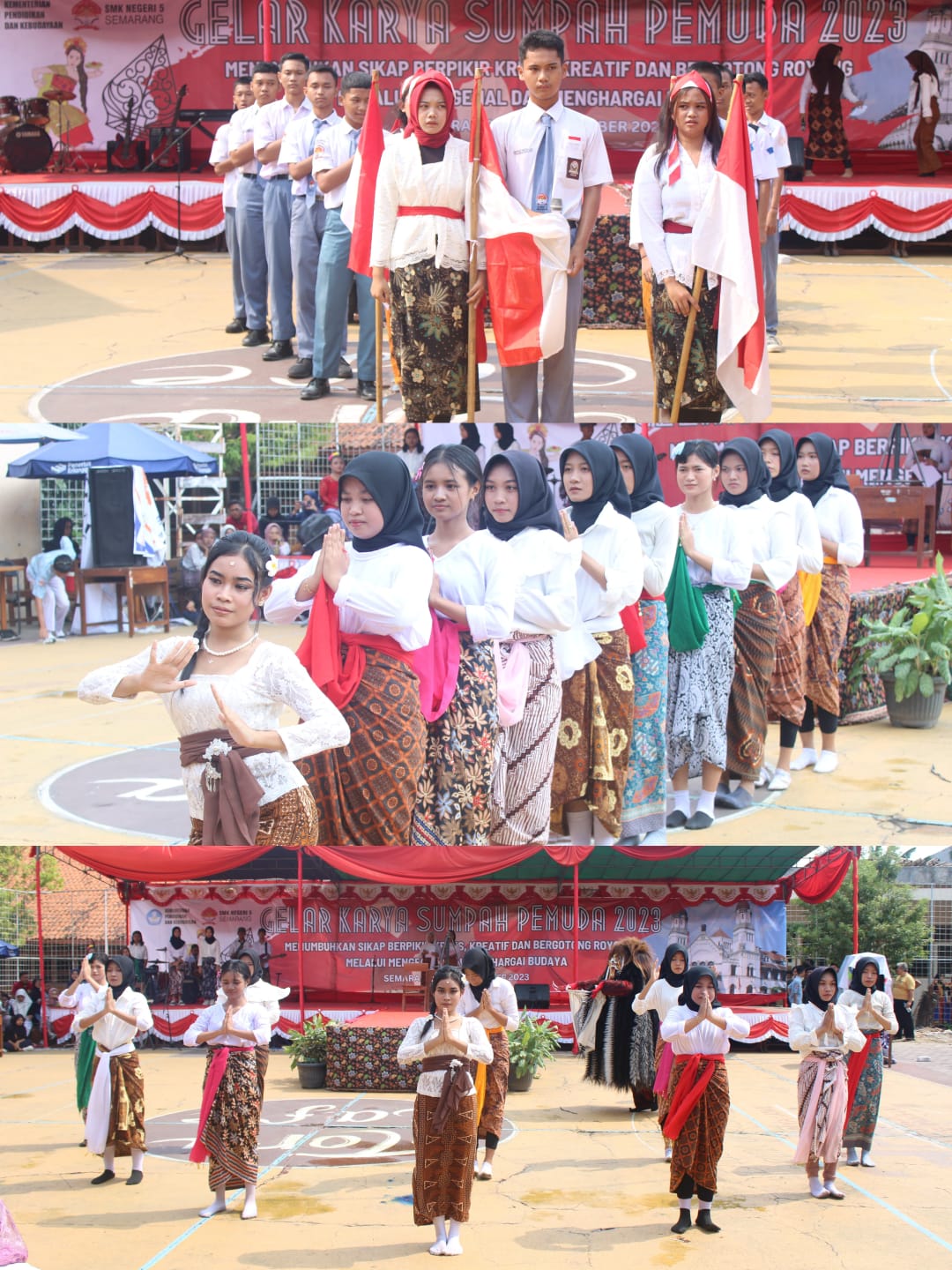 Gelar Karya Sumpah Pemuda Proyek Penguatan Profil Pelajar Pancasila (P5)  SMK Negeri 5 Semarang