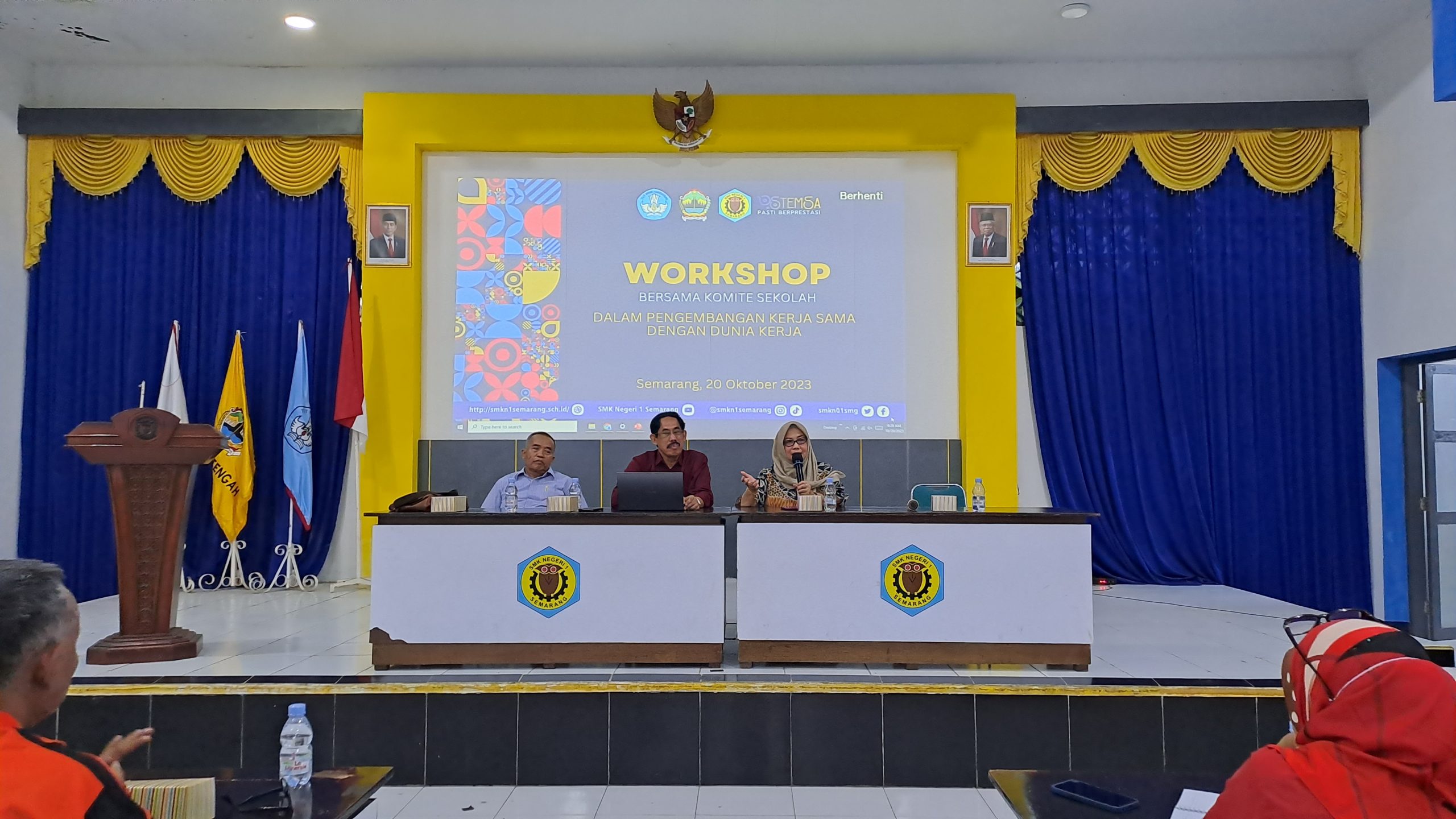 Workshop SMKN 1 Dalam Meningkatkan Kerja Sama Dengan Dunia Kerja