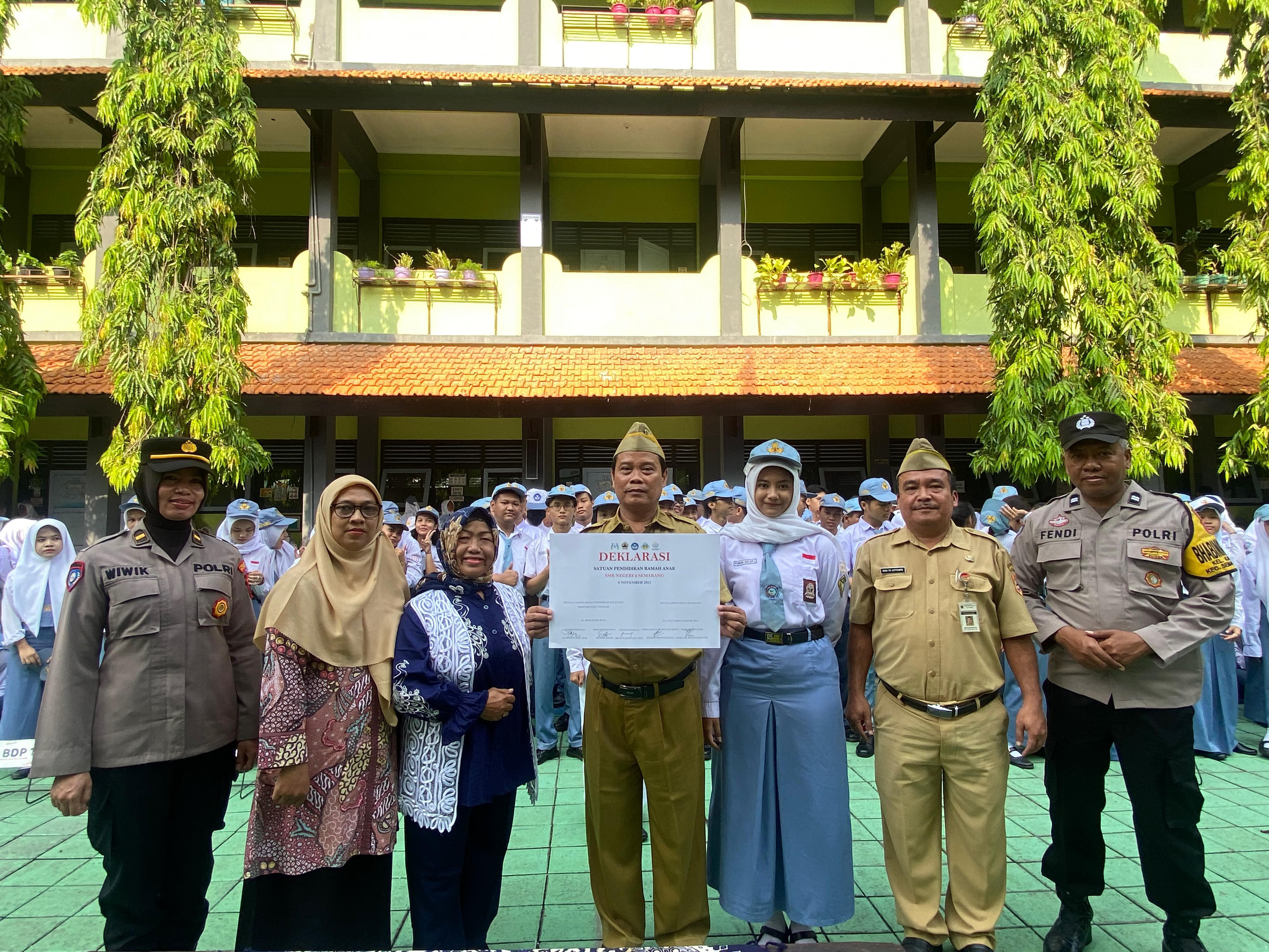 Deklarasi Satuan Pendidikan Ramah Anak SMKN 2 Semarang
