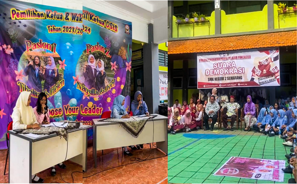 SMKN 2 Semarang Berkampanye Dalam Suara Demokrasi SMKN 2 Semarang Berkampanye Dalam Suara Demokrasi