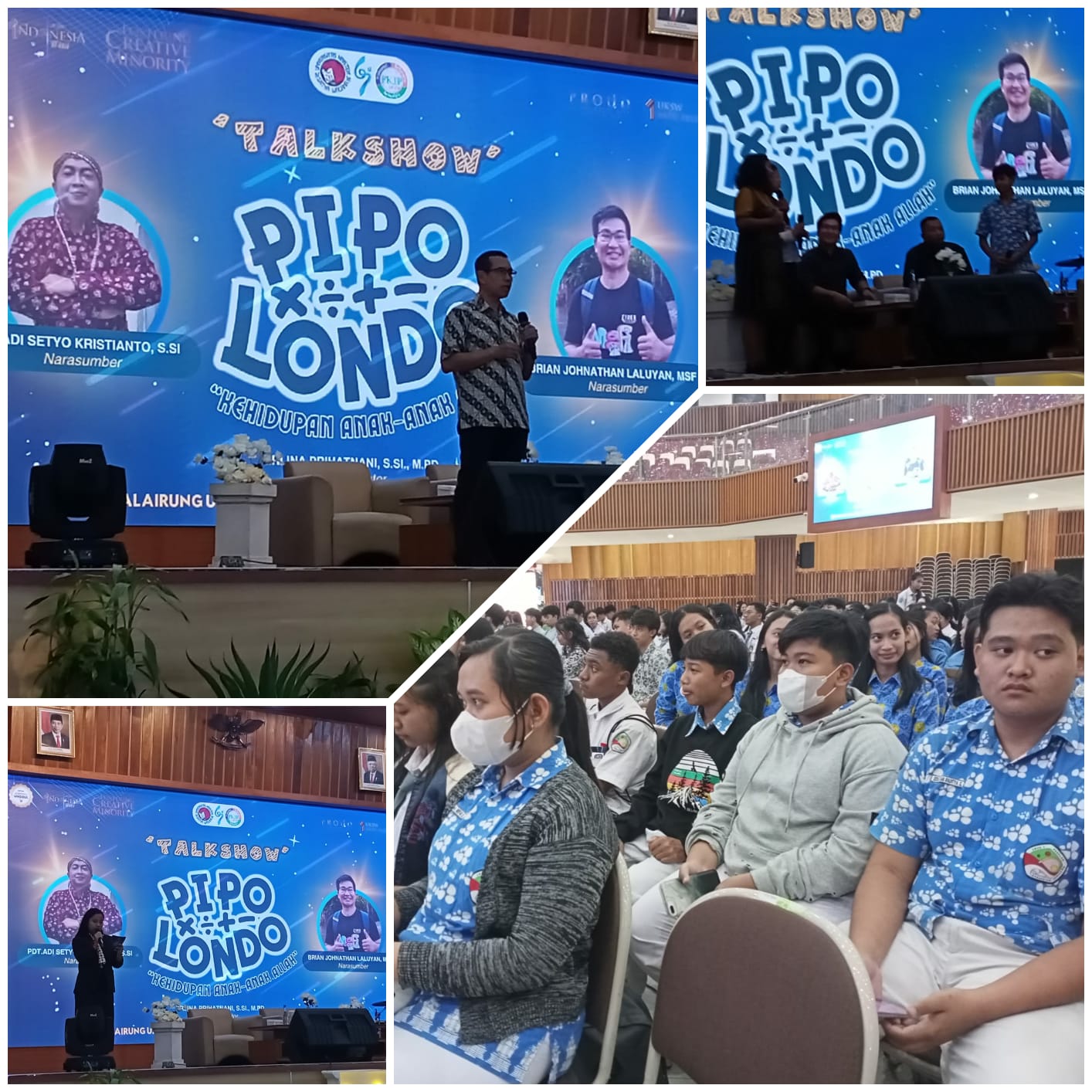Peserta Didik SMANSABEL Bersemangat Memperoleh Siraman Rohani Dalam Talkshow di UKSW